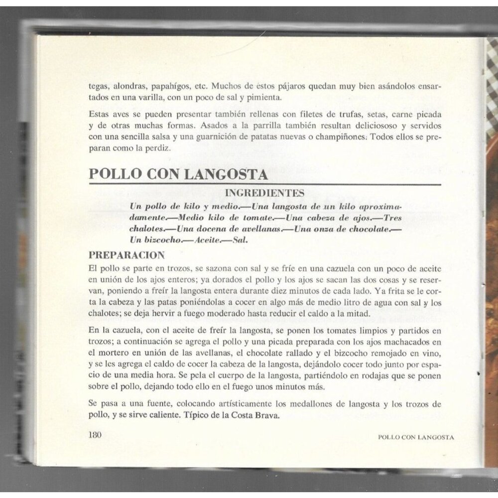 Platos Tipicos de Cataluna Traditional Food of Catalonia Cookbook in Spanish VTG - Picture 8 of 9